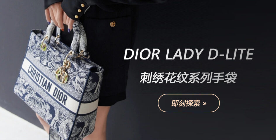 dior Lady D-Lite 刺绣花纹系列手袋