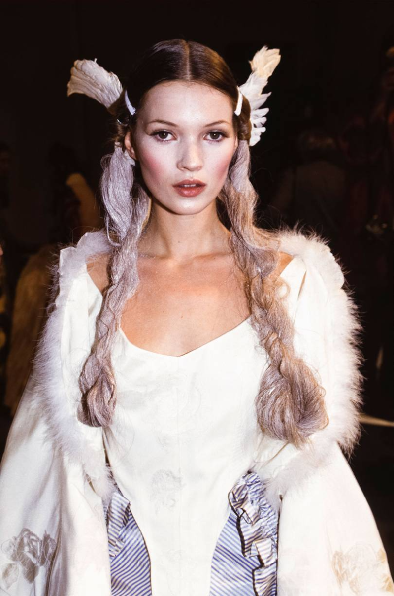 Kate Moss凯特摩丝 John Galliano 1994春夏时装秀造型