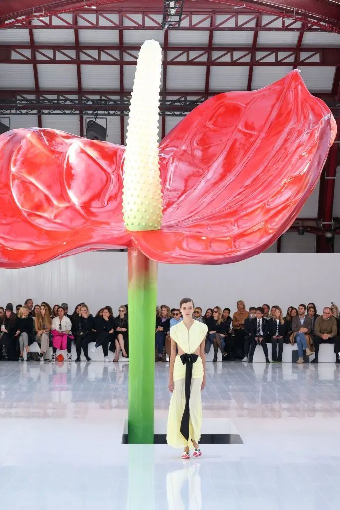 Loewe 23SSj女装秀做成了一个大型“植物展览”