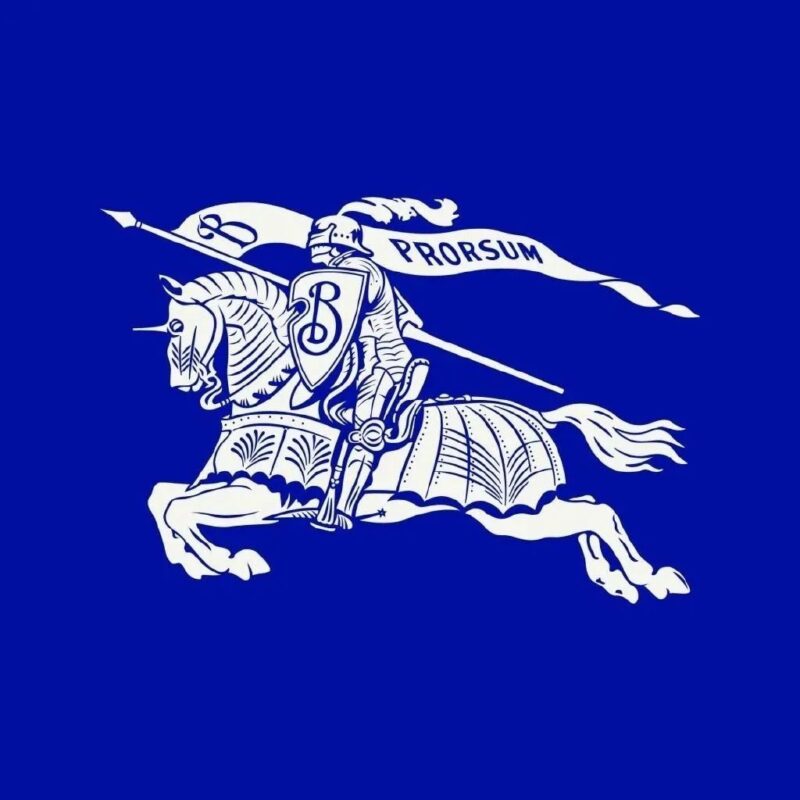 巴宝莉Logo骑士图案