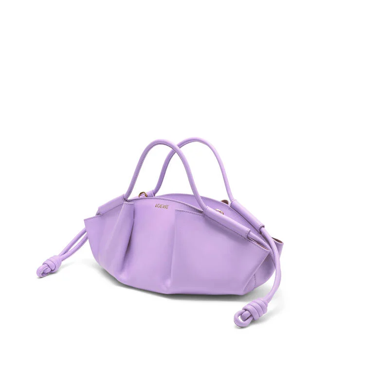 罗意威2023春夏系列流行的香芋紫色 饺子包