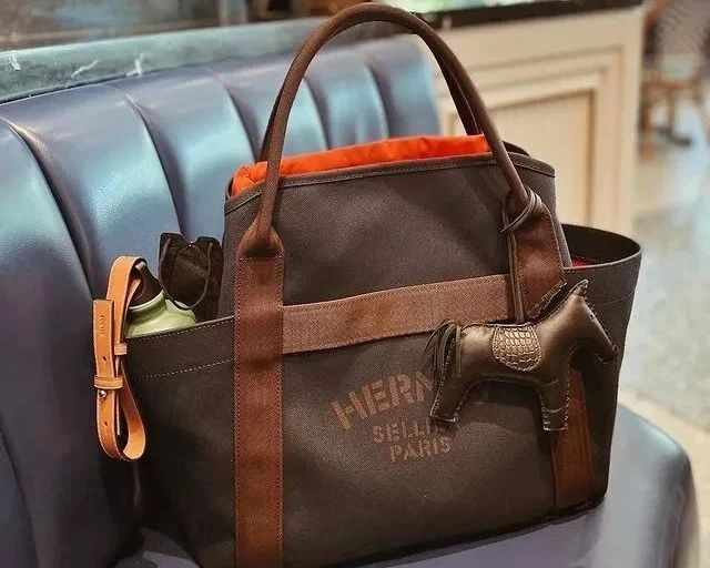 HERMES Tote帆布包