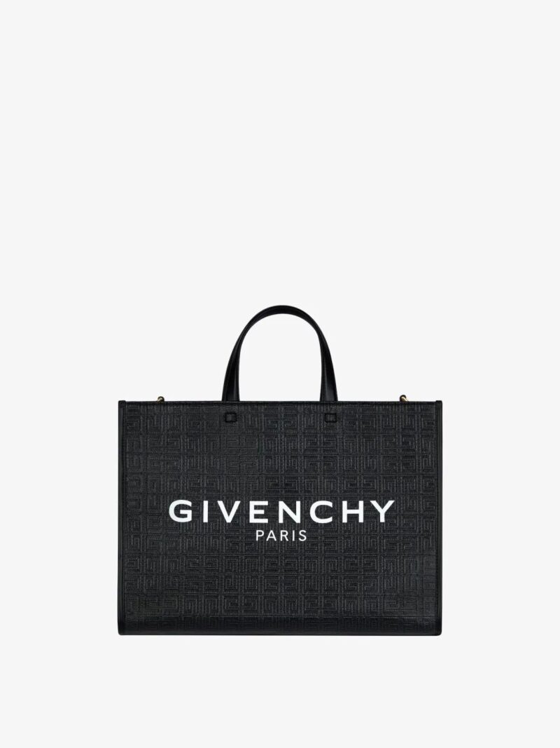 Givenchy纪樊希cabas g标志压纹皮革tote手提包